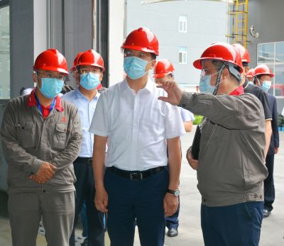 落实防汛工作 筑牢安全防线|潍坊市委书记惠新安调研山东k8凯发天生赢家药业防汛及汛期企业安全生产工作